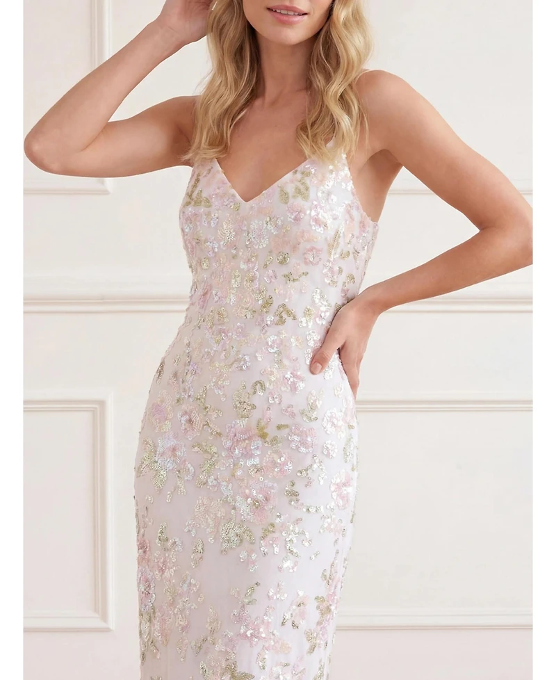 Needle & Thread Women's Sequin Paradise Georgette Cami Gown