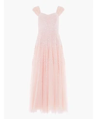 Needle & Thread Women's Sunrise Sequin Sweetheart Ankle Gown