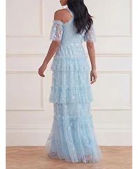 Needle & Thread Women's Primrose Tiered Maxi Gown