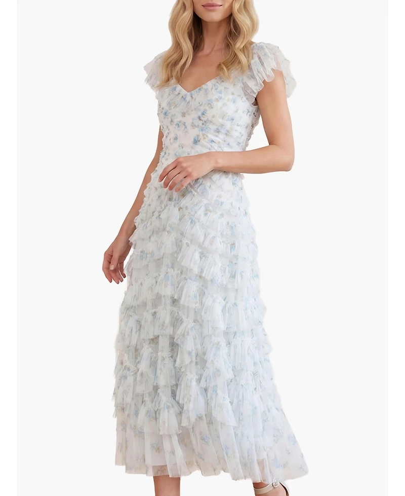 Needle & Thread Women's Magnolia Ditsy Lola Ballerina Dress