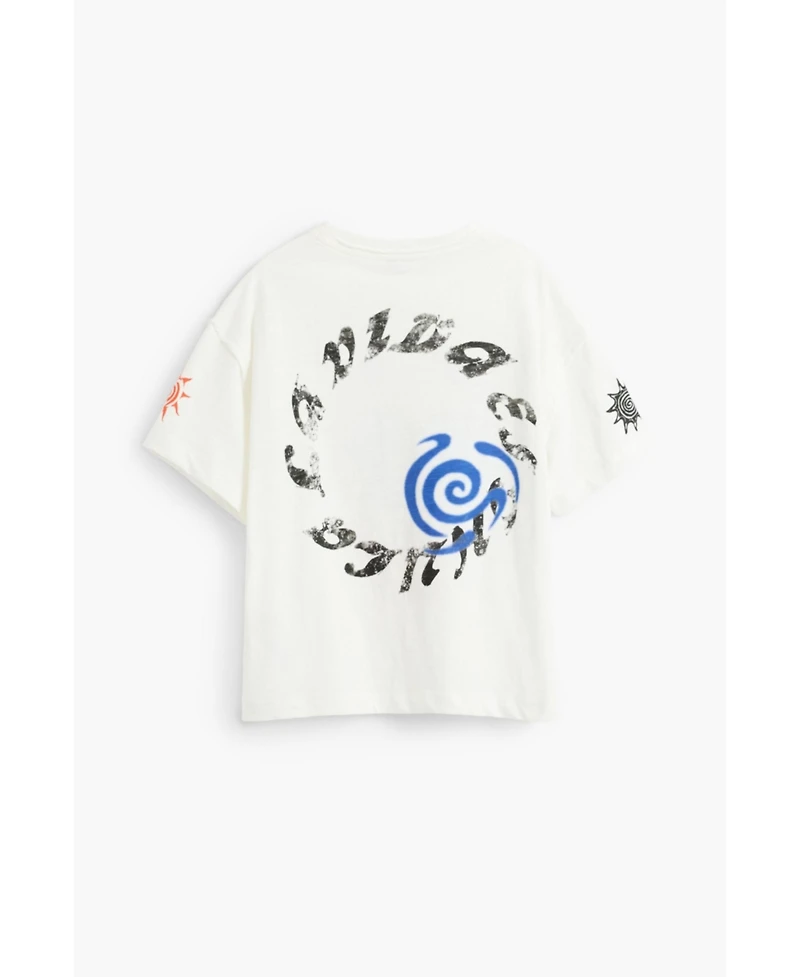 Desigual Boys's (3-14) Printed T-shirt with robots