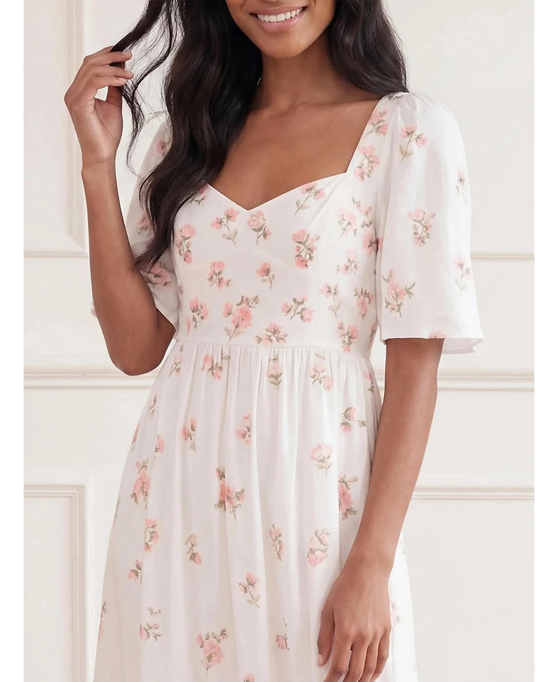 Needle & Thread Women's Flora Ditsy Cotton Ankle Gown