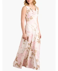 Needle & Thread Women's Wisteria Jacquard Cowl Neck Gown