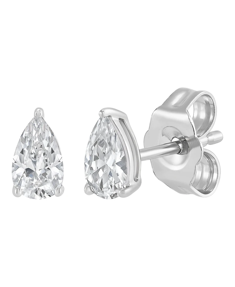 Macy's Igi Certified Lab-Grown Diamond Stud Earrings (1/2 ct. t.w.) in 14k White Gold