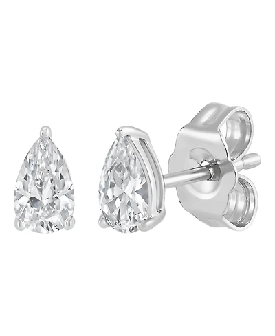 Macy's Igi Certified Lab-Grown Diamond Stud Earrings (1/2 ct. t.w.) in 14k White Gold