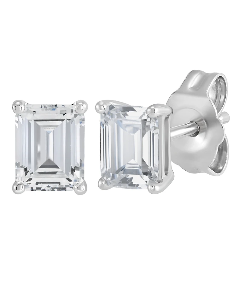 Macy's Igi Certified Lab-Grown Diamond Stud Earrings (1 ct. t.w.) in 14k White Gold