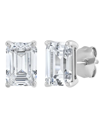 Macy's Igi Certified Lab-Grown Diamond Stud Earrings (2 ct. t.w.) in 14k White Gold