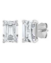 Macy's Igi Certified Lab-Grown Diamond Stud Earrings (2 ct. t.w.) in 14k White Gold