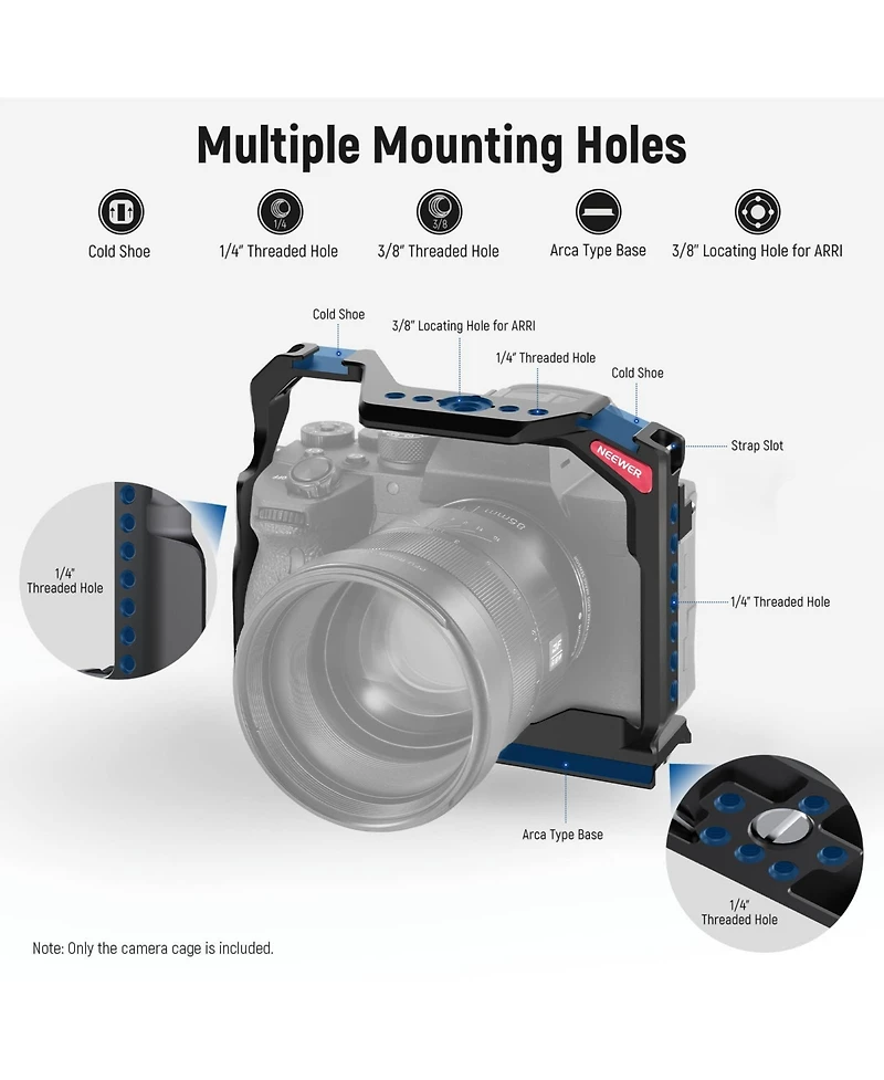 Neewer CA004 Camera Mounting Accessory for Sony a7R V/a7R Iv/a7 Iv/a7S Iii/a1