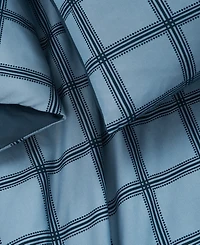 Cannon Luka Grid Plaid 2-Piece Comforter Set, Twin/Twin Xl
