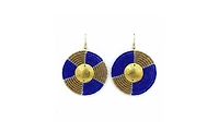 Kendi Amani Sanaa African Beaded Earrings - Handcrafted Kenyan Statement Jewelry