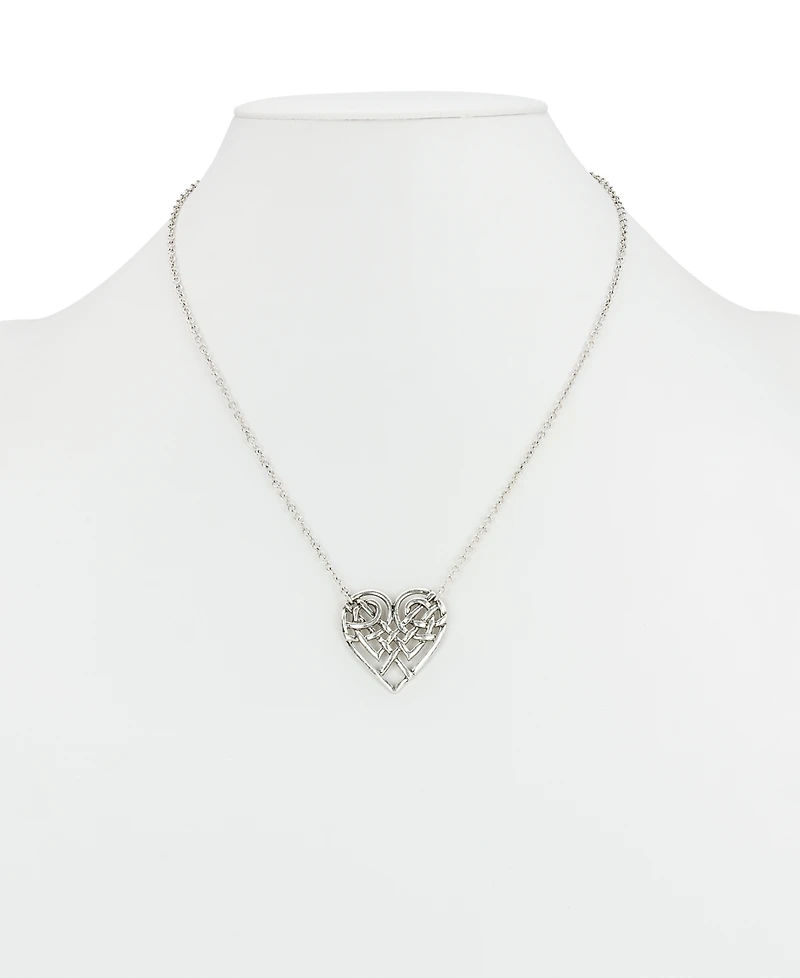 Patricia Nash Scandinavian Knot Collection Heart Necklace