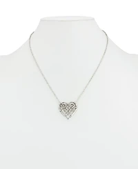 Patricia Nash Scandinavian Knot Collection Heart Necklace