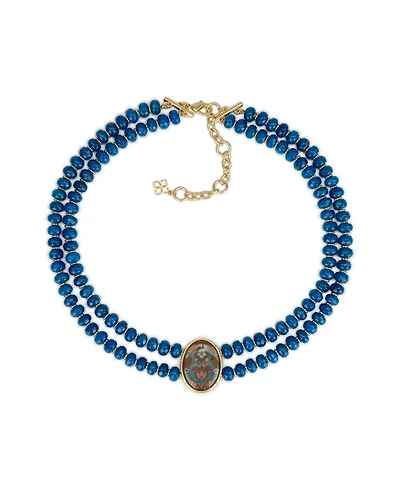 Patricia Nash Rosemailing Under Crystal Collection Strand Beaded Necklace