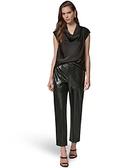 Donna Karan New York Women's Patch Pockets Ankle Pants