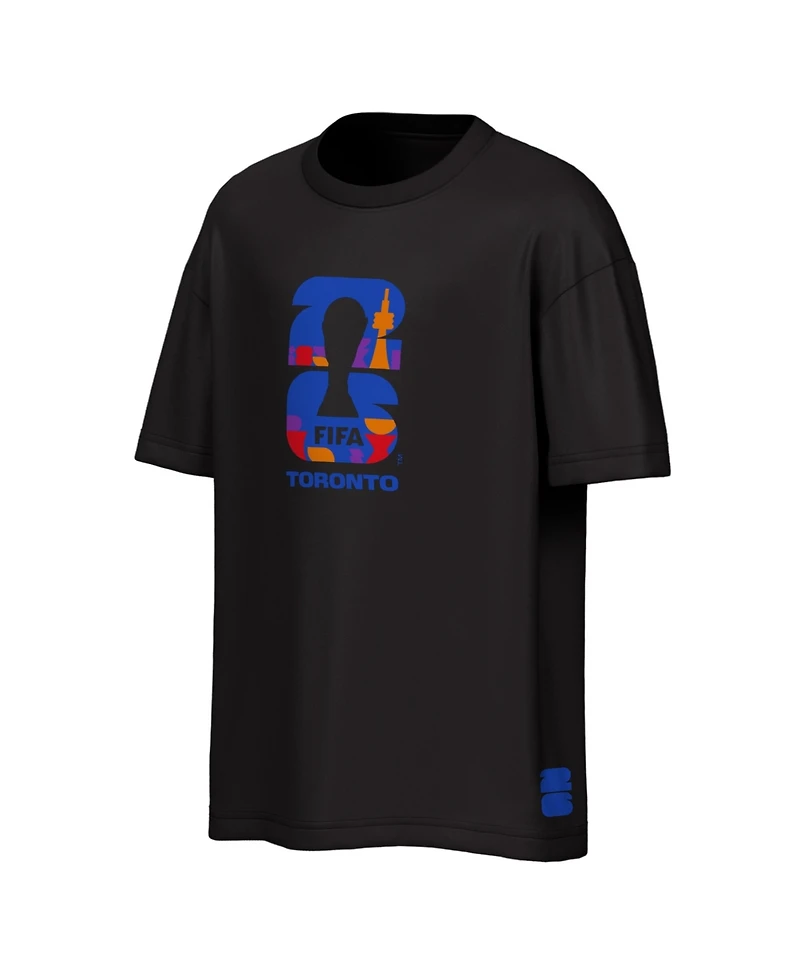 Outerstuff Men's Black Fifa World Cup 2026 Toronto City Reflections T-Shirt