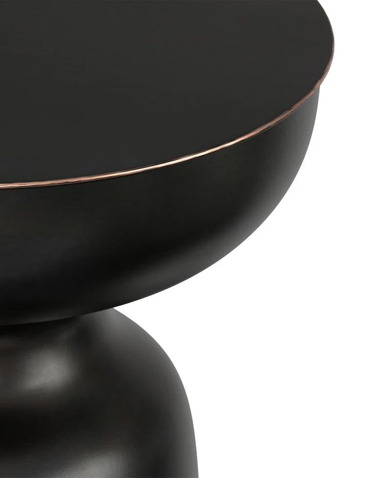 Simpli Home Toby 18" Metal Modern Accent Table