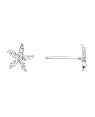 Macy's Cubic Zirconia Petite Starfish Stud Earrings