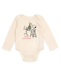 Peanuts Baby Boys ( new born to 24 M )' Christmas Bodysuit Pants and Hat Set