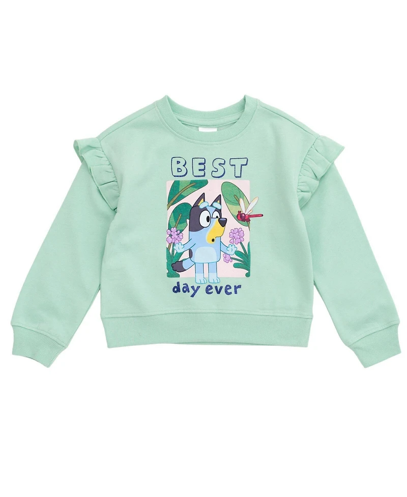 Bluey Toddler Boy or Girl (2T-4T) 2-Piece Fleece Sweatshirt and Pants Set