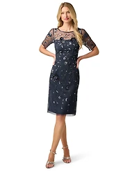 Adrianna Papell Women's Short-Sleeve Dress
