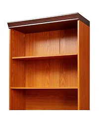 Streamdale Furniture 70.86" Tall 5-Tier Storage Cabinet with Adjustable Shelves and Barn Doors