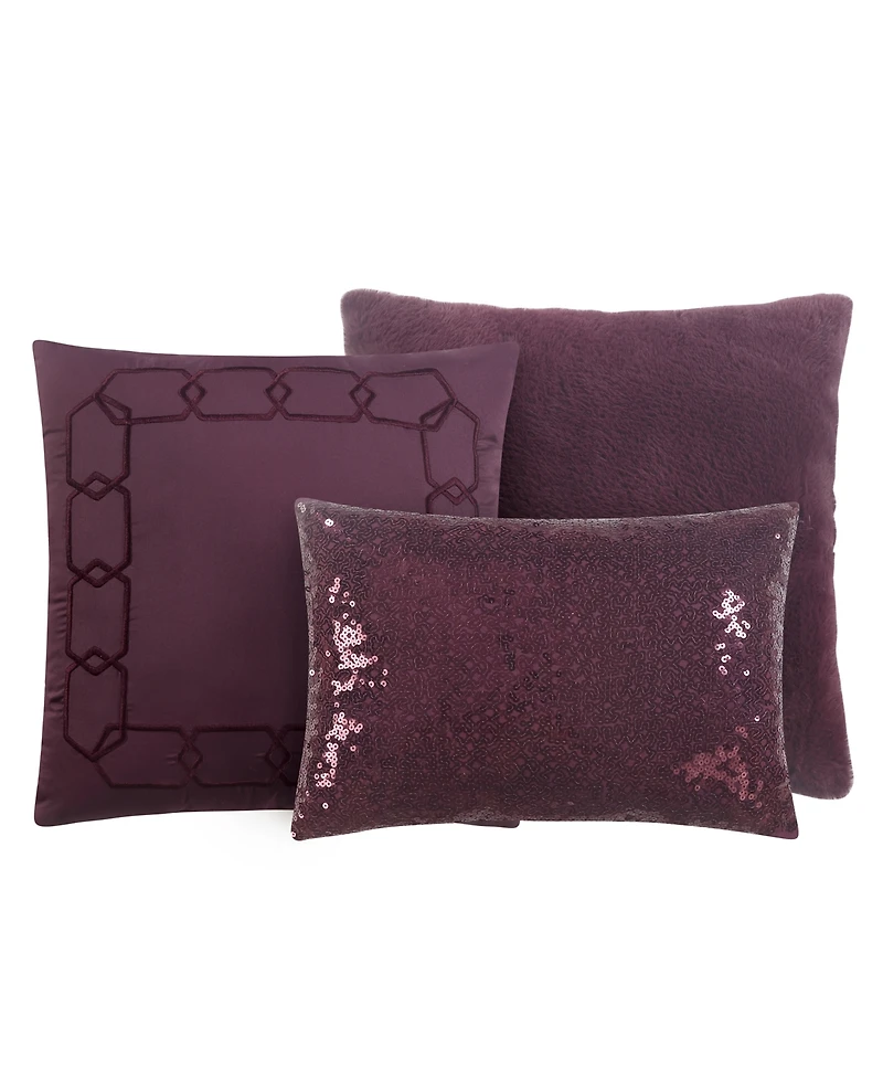 Brooks 14-Piece Reversible Jacquard Microfiber Comforter Set, Queen, Created for Macy's