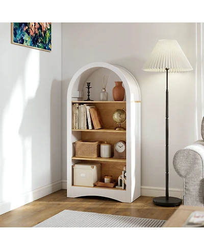 Streamdale Furniture 47" Arched 4-Tier Freestanding Storage Display Rack