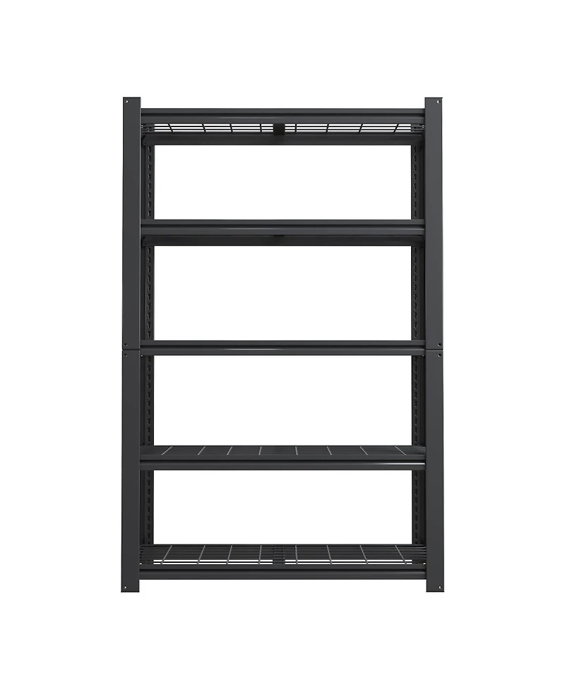 Streamdale Furniture 5-Tier Heavy Duty Adjustable Metal Mesh Storage Rack, 2000 Lbs Capacity