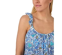 Ellen Tracy Women's Sleeveless Midi Nightgown