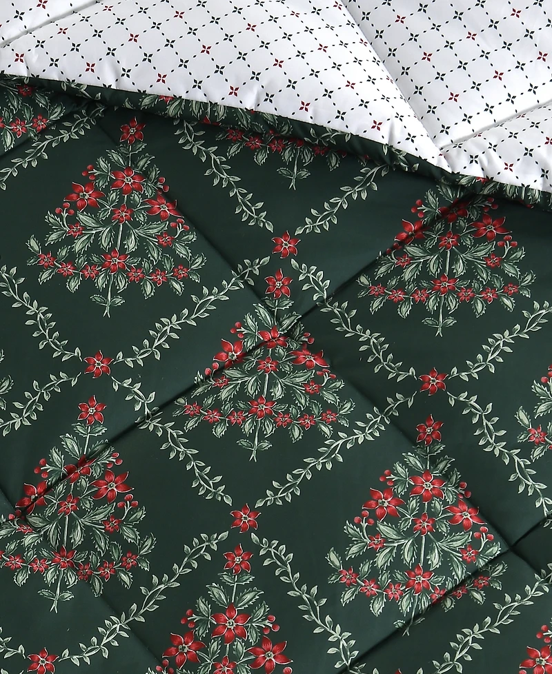 Lenox Holly Tree 3-Piece Comforter Set, Twin