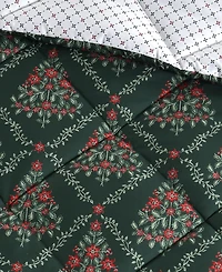 Lenox Holly Tree 3-Piece Comforter Set, Twin
