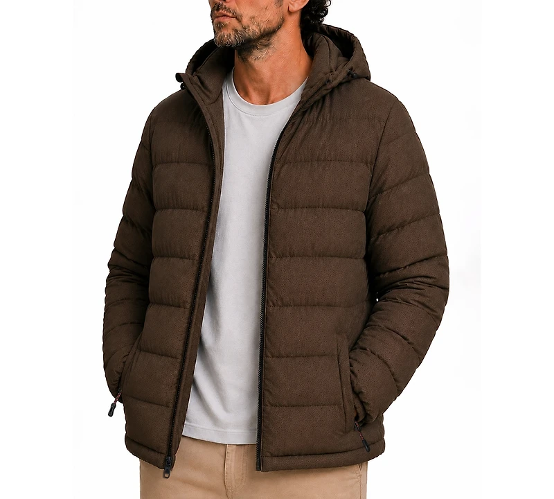 Hawke & Co. Men's Bryant Stretch Insulated Hooded Jacket