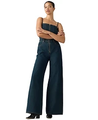 Levi's Women's Seamed Wide-Leg Denim Jumpsuit