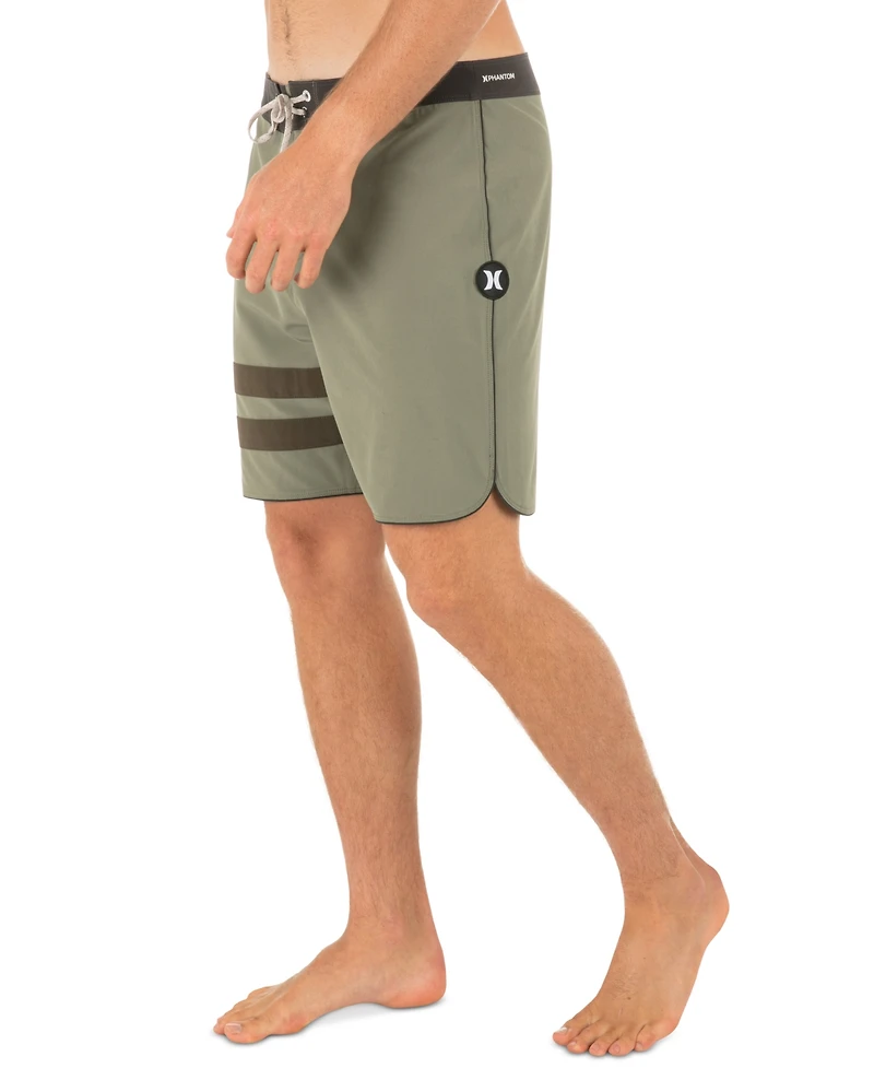 Hurley Men's Phantom Eco Block Party Solid 7" Swimsuits