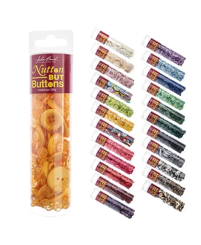 John Bead Nutton but Buttons Mixed Sizes for Diy Crafts, 130g