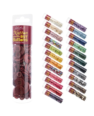 John Bead Nutton but Buttons Mixed Sizes for Diy Crafts, 130g