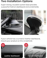 iOttie Velox Mini Qi2 Wireless Dash/Windshield Mount