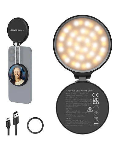 Neewer NL48R Led Video Light with 900mAh, CRI95 for select iPhone models