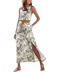 Lascana Women's Side Slit Maxi Dress