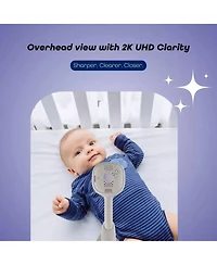 Hubble Connected GoBaby Ai Cam 2K Uhd Baby Smart Monitor with Ehanced Features
