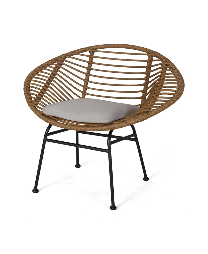 Mondawe Outdoor Patio Chairs Set of 2 with Cushions