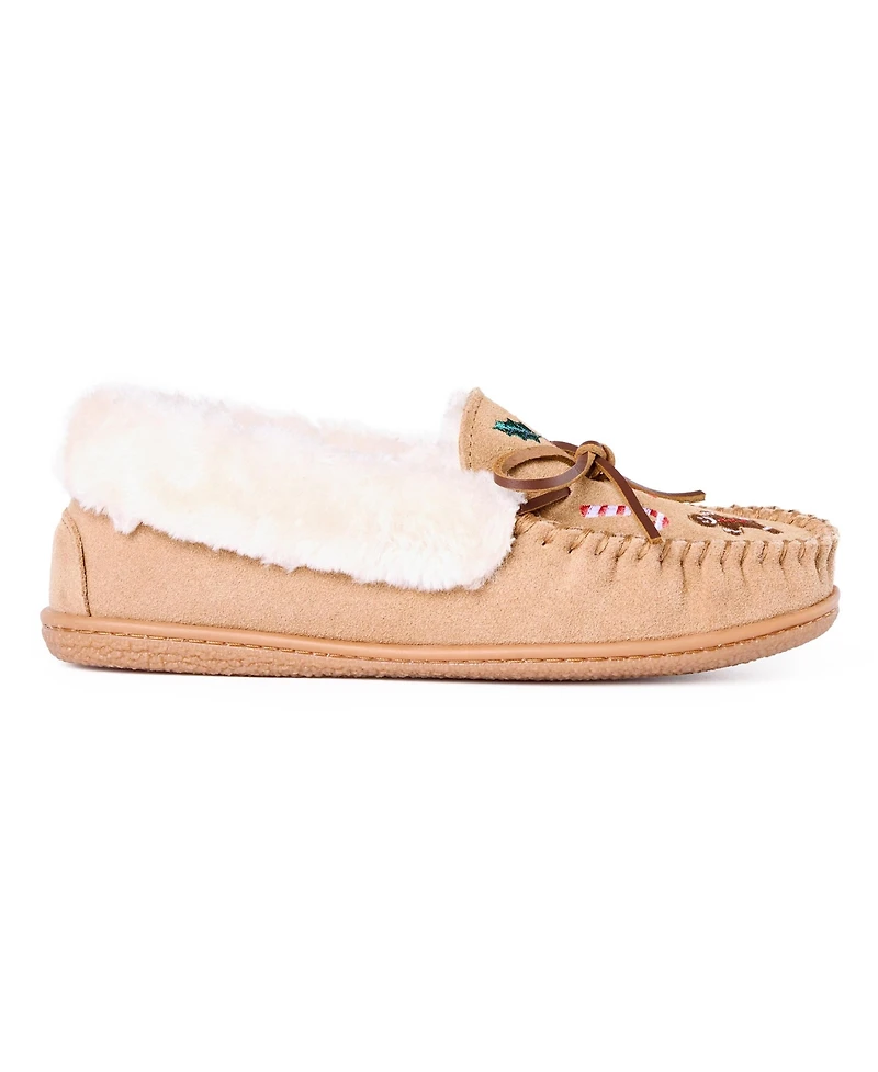 Minnetonka Women's Camp Collar Moc Slipper