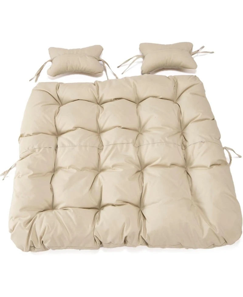 LeisureMod 2-Person Polyester Cushions for Swing Chairs and Hammocks