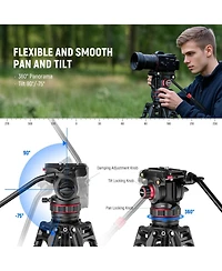 Neewer LL37 Camera Tripod with 22lb