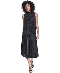 Karl Lagerfeld Paris Women's Sleeveless Cowl Neck Blouse