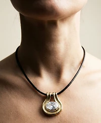 The M Jewelers Cubic Zirconia Bibi Pendant Necklace