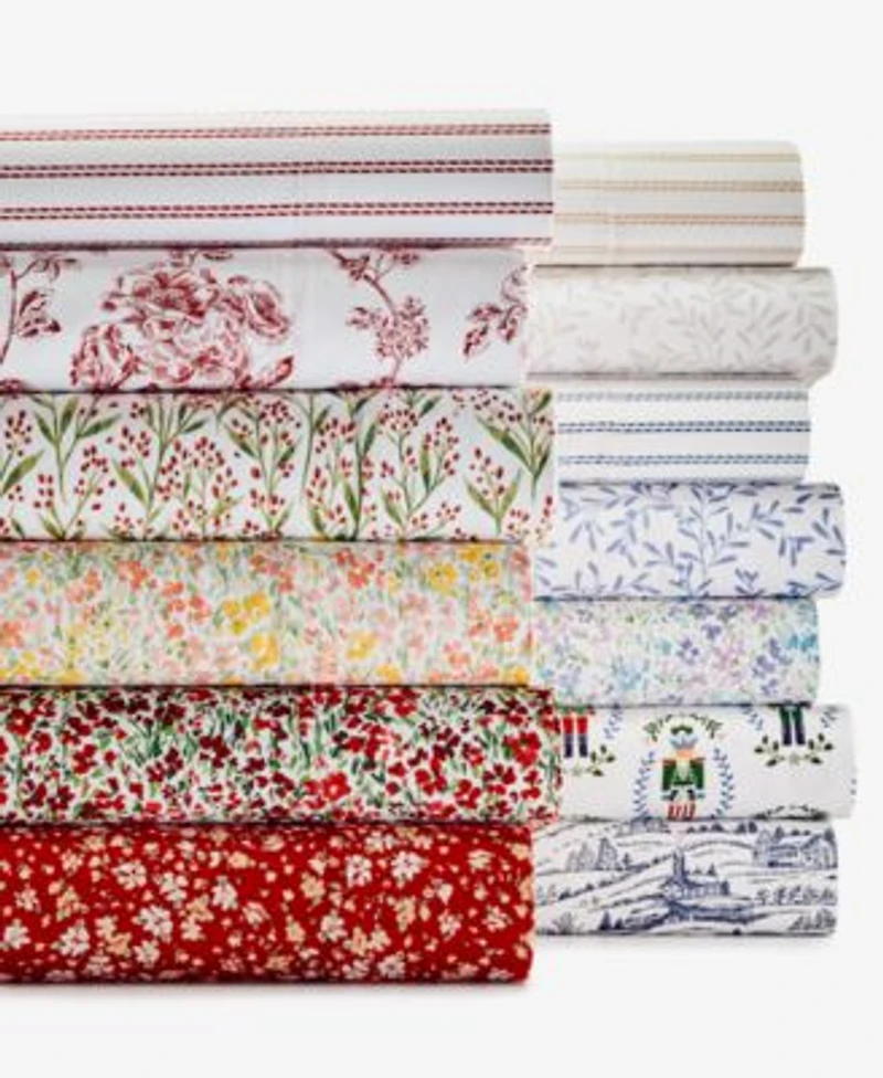 Charter Club Designs 550 Thread Count Printed Cotton Sheet Sets Exclusively At Macys