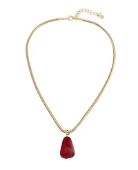 Robert Lee Morris Soho Jasper Stone pendant Necklace