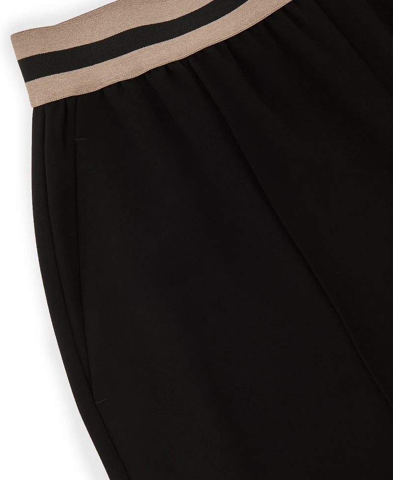 Reiss Women's Sonnie Wide-Leg Elasticated-Waistband pants